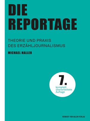 cover image of Die Reportage